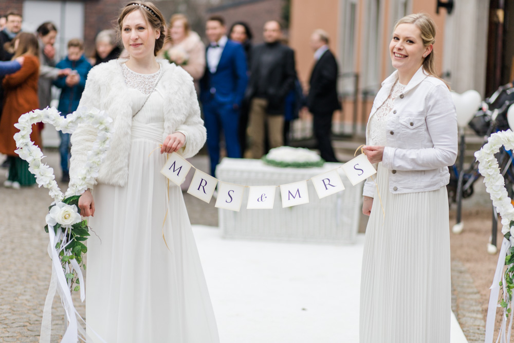 Hochzeit im Standesamt Wandsbek und Ohlendorffsche Villa in Volksdorf